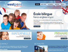 Tablet Screenshot of ecole-west-point.fr
